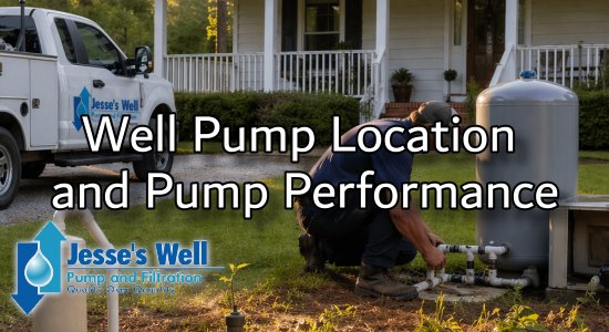 pump location affects water pressure, pump life