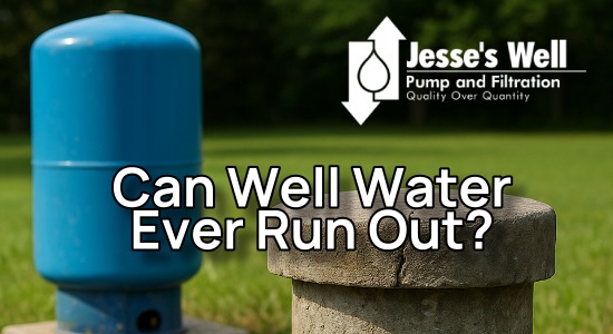 well running out of water