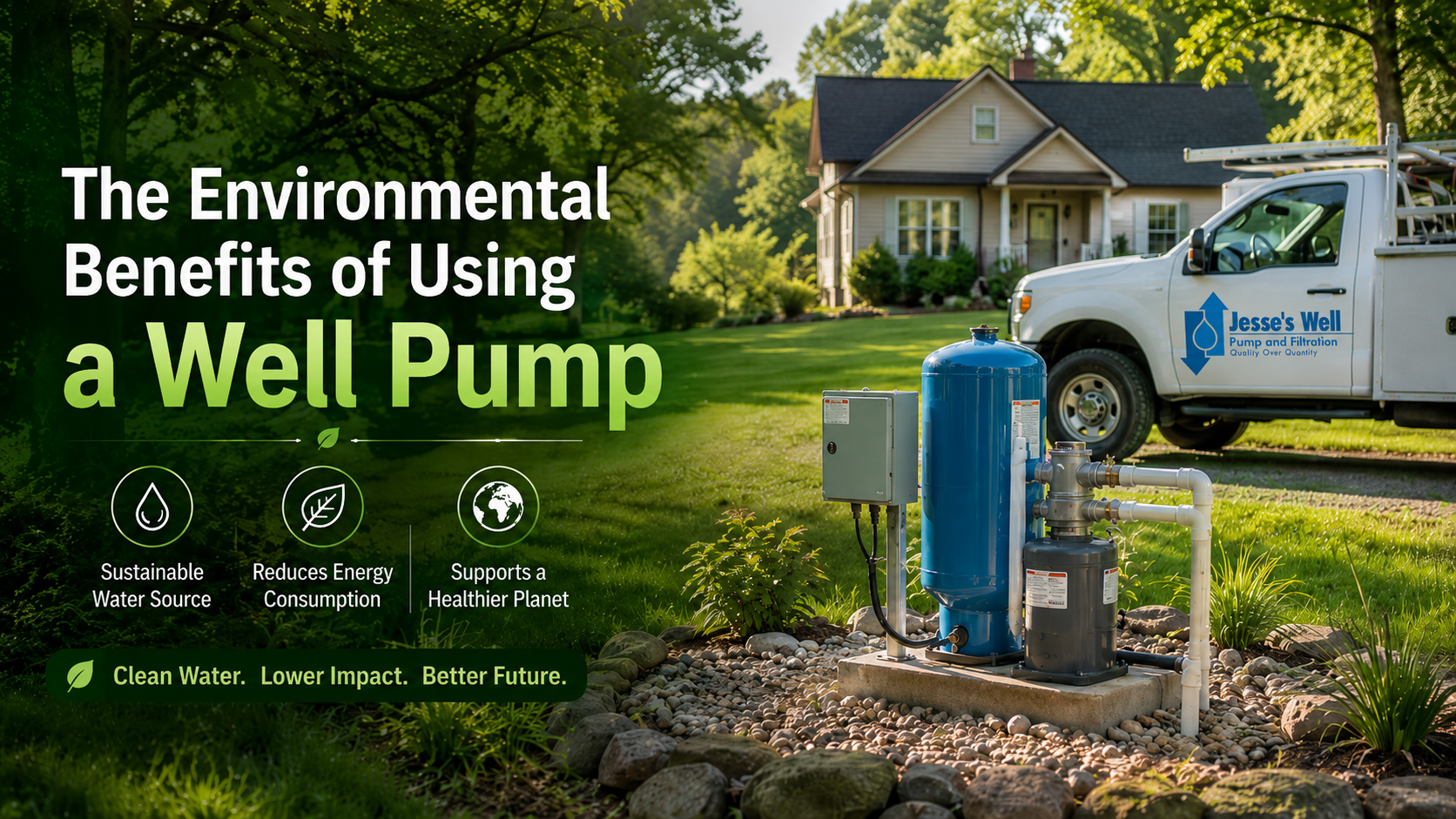 Environmental Benefits of Well Pump Systems Environmental Well Pump Systems