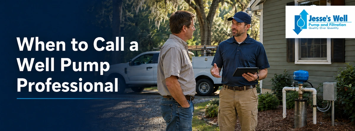 When to Call a Well Pump Professional